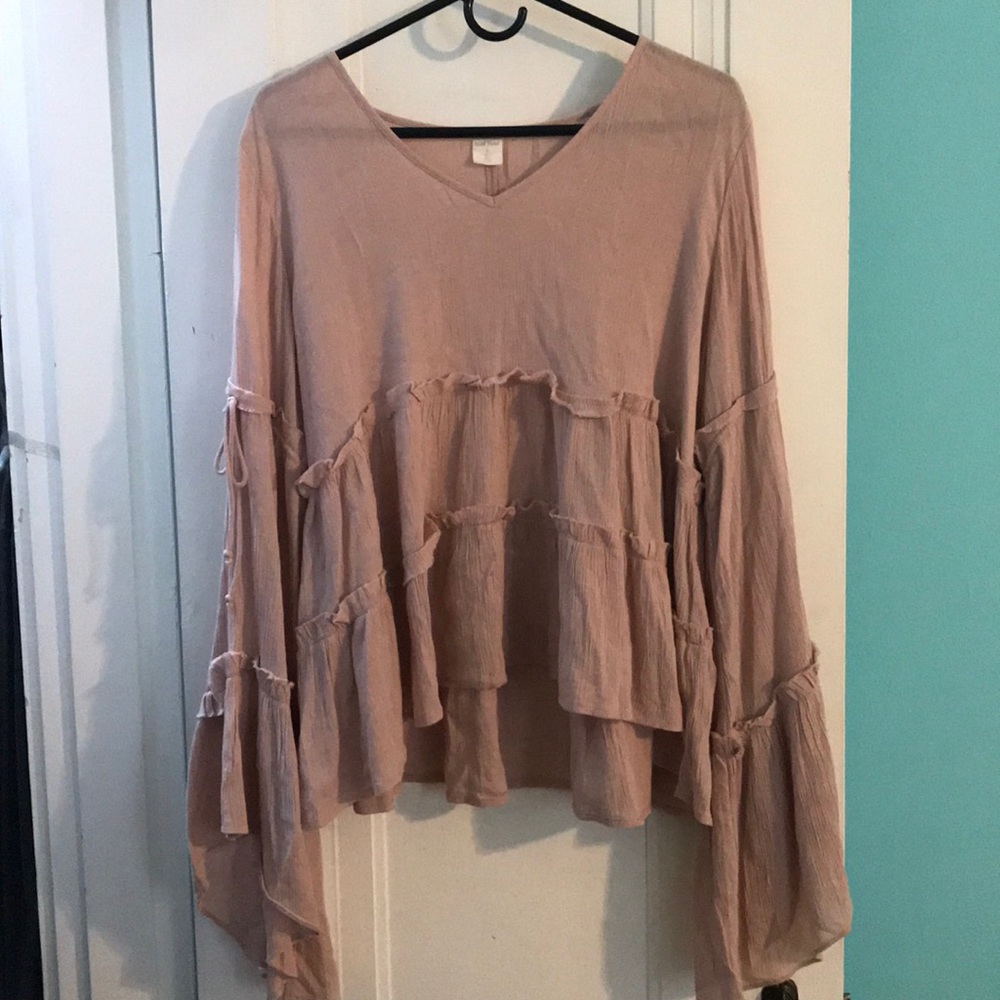 Wild Pearl Long Sleeve Top
